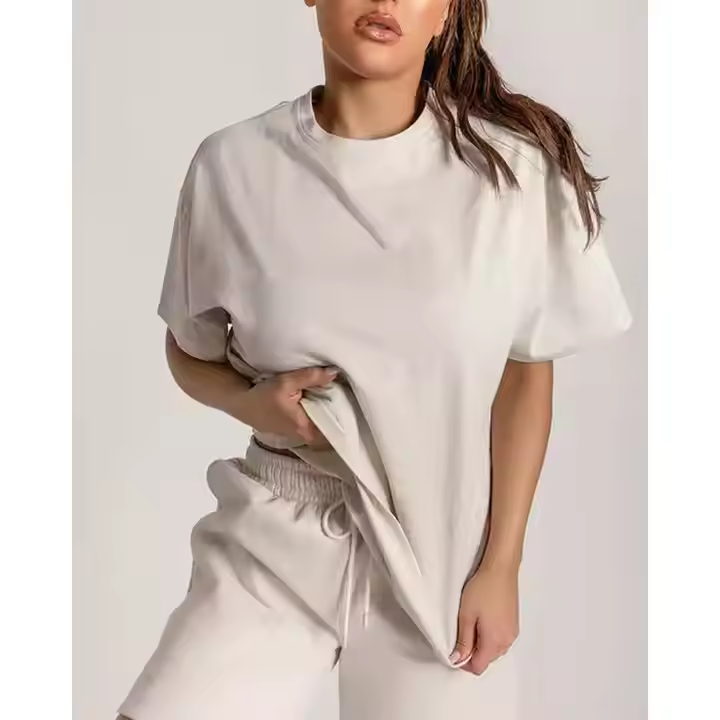 Summer trendy women's clothing two piece set tracksuit short set women summer sets for girls